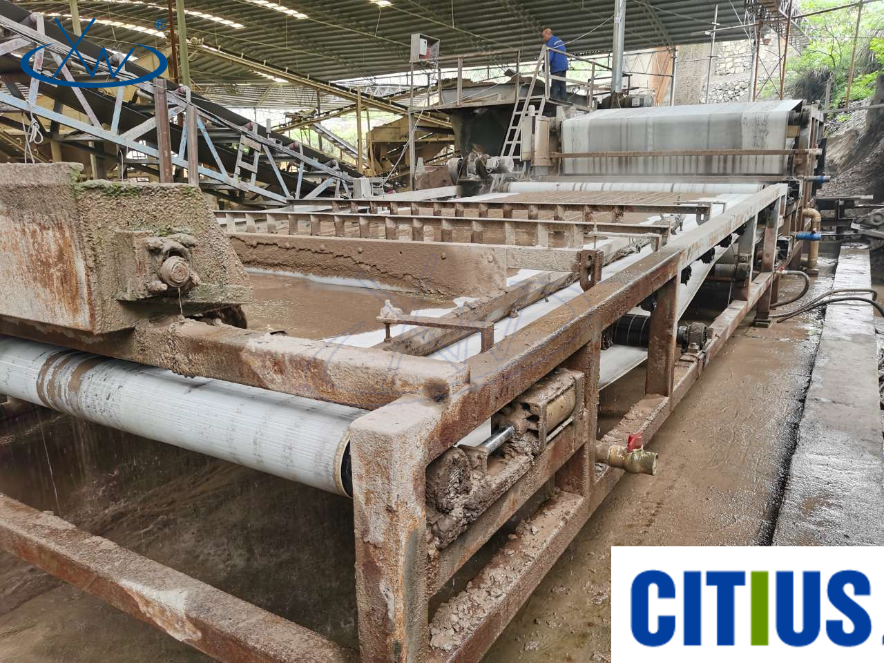 Application of Xiamen Citius Industrial Filter Cloth in Belt Press